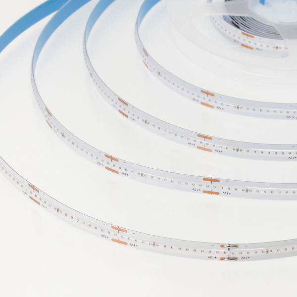 Светодиодная лента COB, 336 chip/m, blue, 12V, IP20, A233