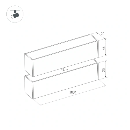 Светильник MAG-FLAT-FOLD-25-S1004-30W Warm3000 (BK, 100 deg, 24V) (Arlight, IP20 Металл, 3 года)