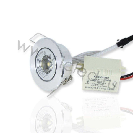 Светодиодный светильник точечный RS SP4 (1W, Warm White)