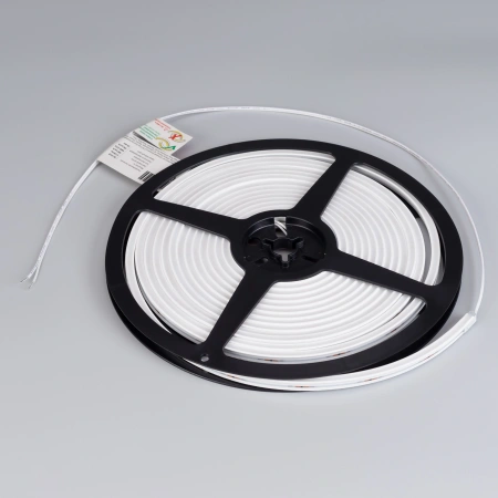 Лента герметичная MOONLIGHT-SIDE-T-M196-03x06mm 24V Warm3000 (7.2 W/m, IP54, 2216, 5m, wire x2) (Arlight, Вывод прямой, 3 года)