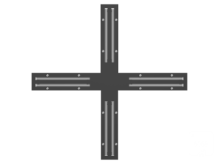 Угловой соединительный коннектор питания 6063 TrackLine