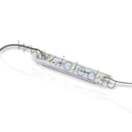 Светодиодный модуль прямоугольный 2835-3 MOD20 (0.6W, 12V, White)