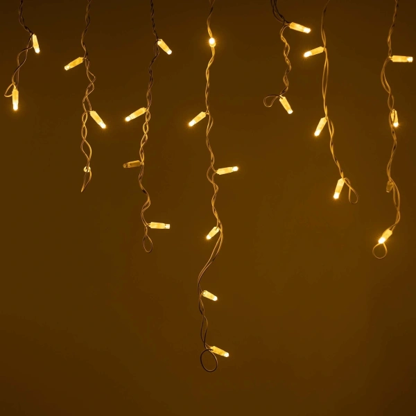 Светодиодная гирлянда ARD-EDGE-CLASSIC-2400x600-WHITE-88LED-FLASH Warm/Warm (230V, 6W) (Ardecoled, IP65)