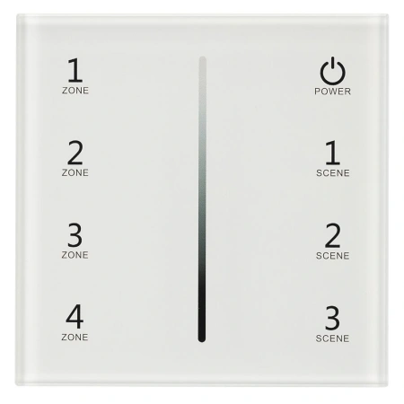 Панель SMART-P34-DIM-IN White (230V, 0-10V, Sens, 2.4G) (Arlight, IP20 Пластик, 5 лет)