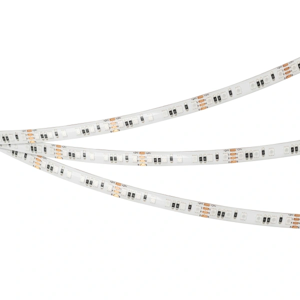 Светодиодная Лента герметичная RTW-SE-A120-8mm 24V RGB (12 W/m, IP65, 2835, 5m) (Arlight, 5 лет)