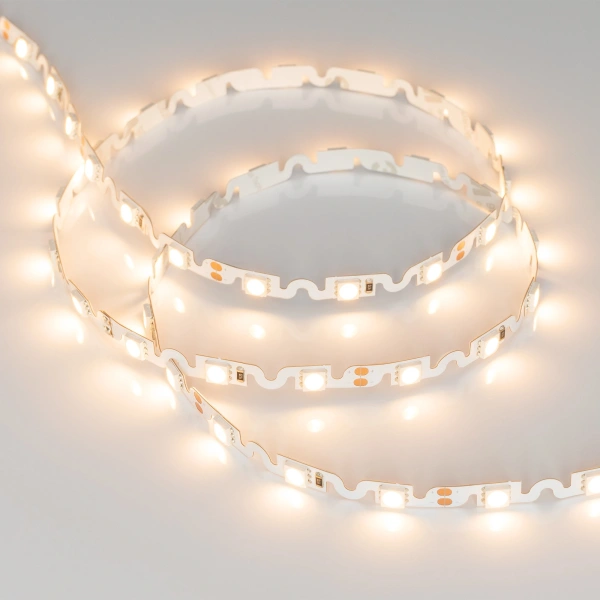 Светодиодная Лента RZ 2-5000 12V Warm2700 2x (5060, 240 LED, Wave) (Arlight, 11.5 Вт/м, IP20)