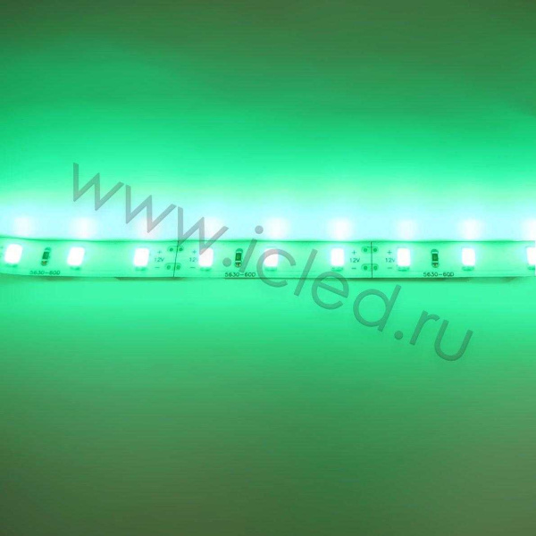 Светодиодная лента  Standart PRO class, 5630, 60led/m, Green,12V, IP20