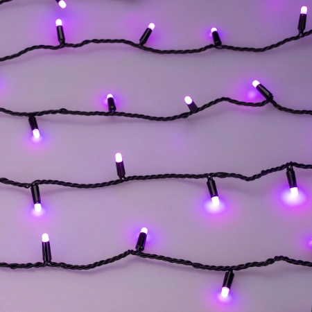 Светодиодная гирлянда ARD-STRING-CLASSIC-10000-BLACK-95LED-MILK-LIVE RGBW-DMX (24V, 10W) (Ardecoled, IP65)