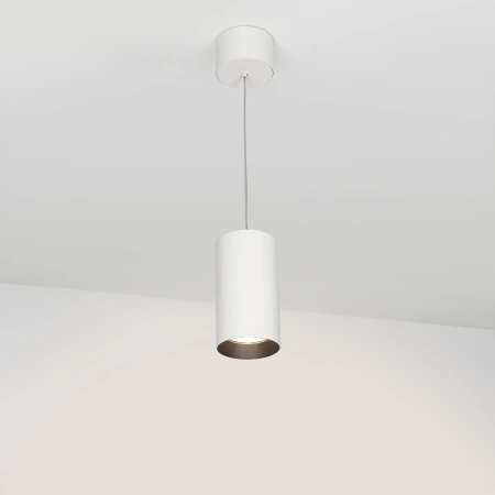 Светильник подвесной SP-POLO-R85-2-15W Warm White 40deg (White, Black Ring) (Arlight, IP20 Металл, 3 года)