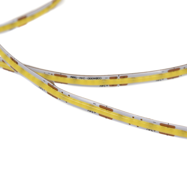 Светодиодная лента COB, 400 chip/m, белая 6500К, 24V, 6W/m, CRI>90, P5, IP20, A641