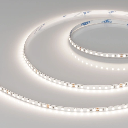 Светодиодная Лента RT-A160-5mm 24V Day4000 (9.6 W/m, IP20, 2835, 5m) (Arlight, Открытый)