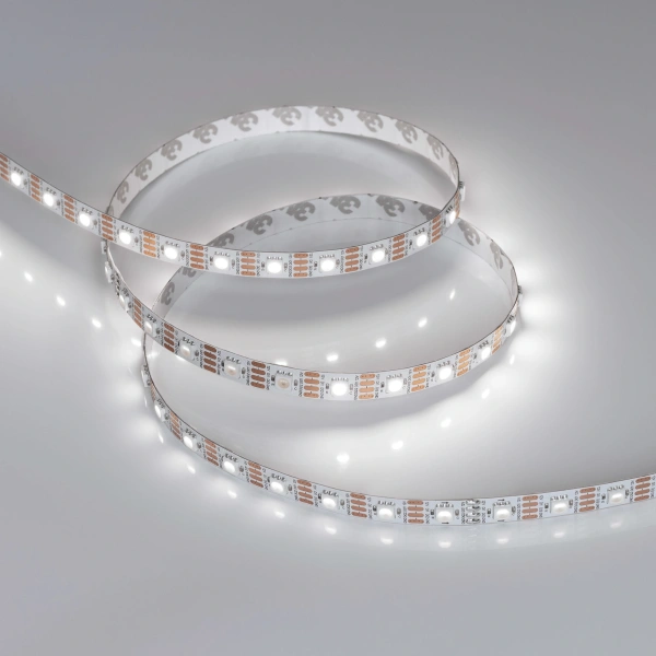 Светодиодная Лента SPI-B60-10mm 12V White6000-PX1-RAM (9.3 W/m, IP20, 5060, 5m) (Arlight, бегущий огонь)