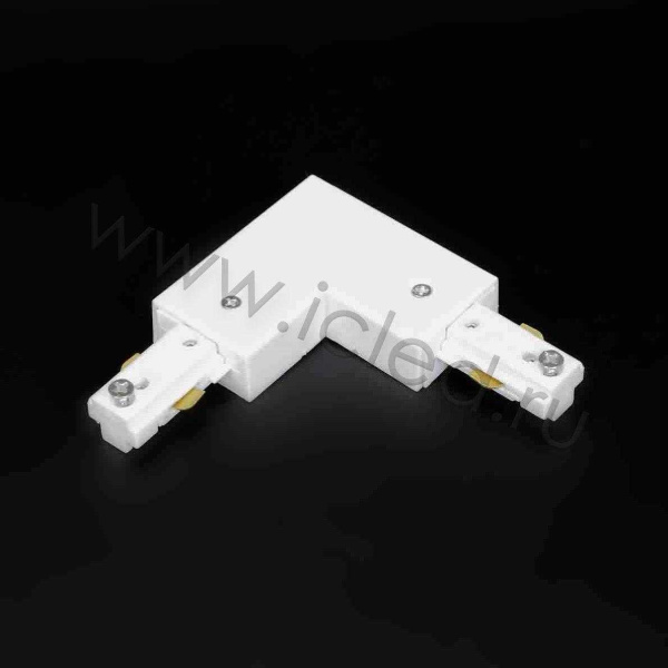 Соединитель угловой для трека 3L NX38 (белый)