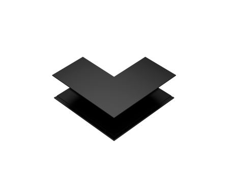 Соединительный элемент 6063 TrackLine (L RAL9005)