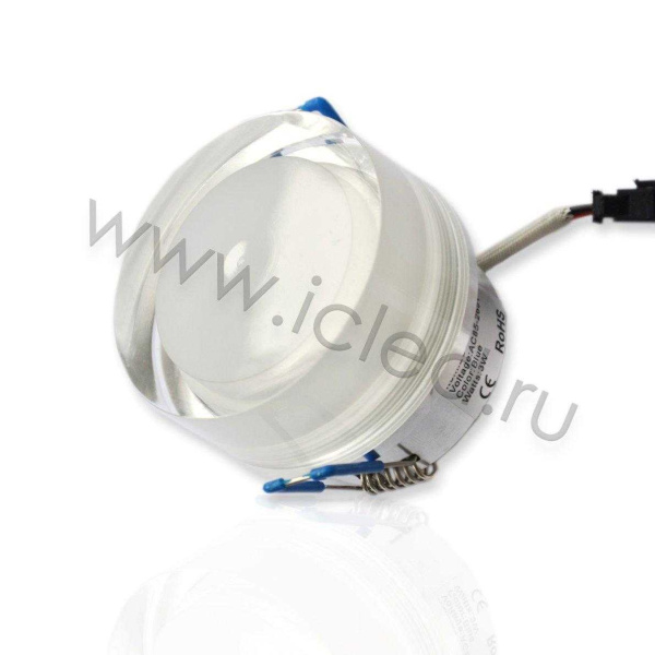 Светодиодный светильник точечный RW cree (3W, Green)