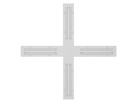Угловой соединительный коннектор питания 6063 TrackLine