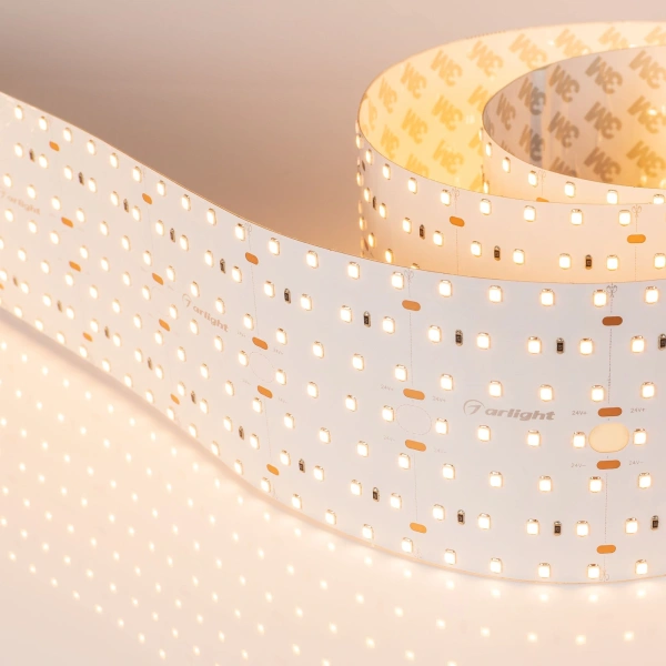 Светодиодная Лента S2-2500 24V Warm 3000K 85mm (2835, 560 LED/m, LUX) (Arlight, 40 Вт/м, IP20)