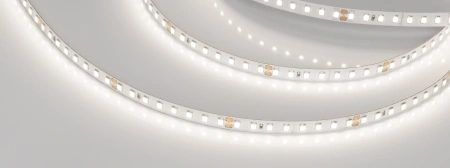 Светодиодная Лента RT-A128-8mm 24V Day5000 (9.6 W/m, IP20, 2835, 5m) (Arlight, высок.эфф.150 лм/Вт)