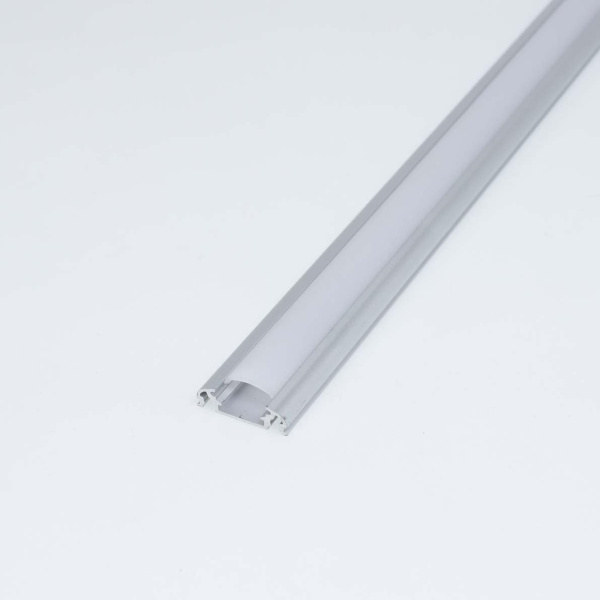 Алюминиевый профиль для кухонных светильников 630 (2500х7,5х25мм с рассеивателем)