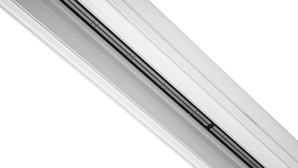 Трек SY низковольтный встраиваемый в натяжной потолок без провода питания, белый, SY-601201-CL-2-WH