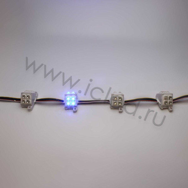 Светодиодный модуль MOD49 ''пирамида'' (0.8W, 12V, RGBY)