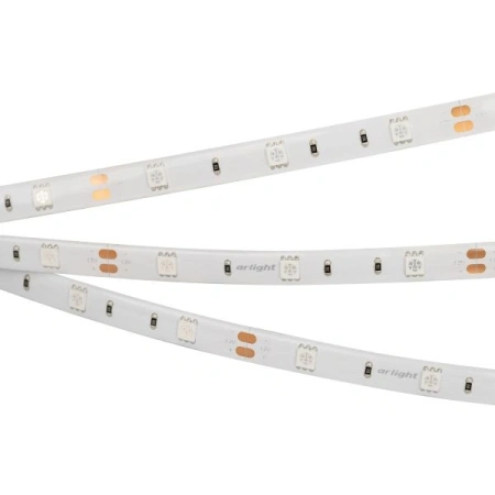 Светодиодная Лента RTW 2-5000SE 12V Green (5060, 150 LED, LUX) (Arlight, 7.2 Вт/м, IP65)