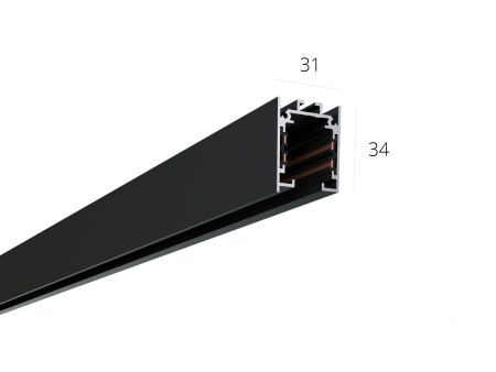 Трек 6063 TR4 RAL9003 — 2500мм