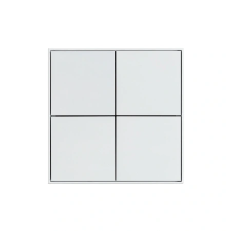 INTELLIGENT ARLIGHT Кнопочная панель KNX-304-23-IN White (BUS, Frame) (IARL, IP20 Металл, 2 года)
