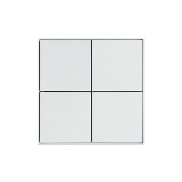 INTELLIGENT ARLIGHT Кнопочная панель KNX-304-23-IN White (BUS, Frame) (IARL, IP20 Металл, 2 года)