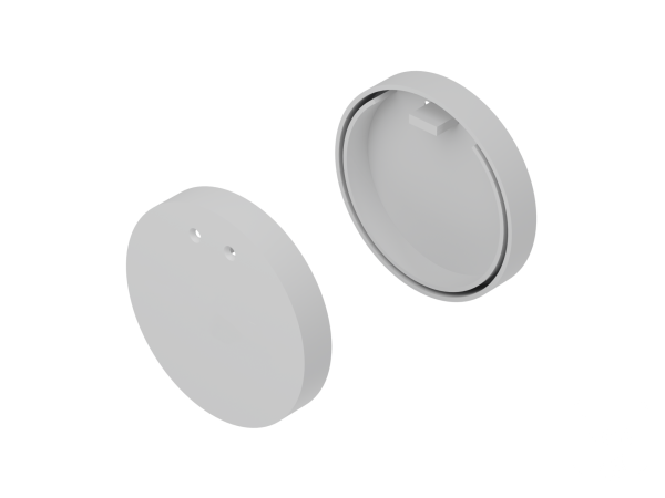 Заглушки для профиля TUBE 60 (ral9003)