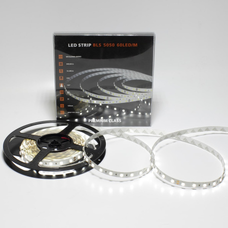 Светодиодная лента Class Premium, 5050, 60 led/m, White, 24V, IP33, А27