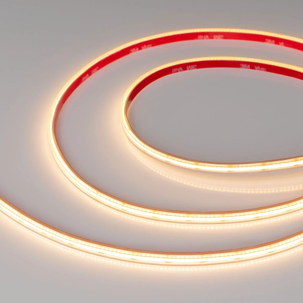 Светодиодная Лента герметичная COB-PS-X400-7mm 24V Warm2700 (7.2 W/m, IP67, CSP, 5m) (Arlight, -)