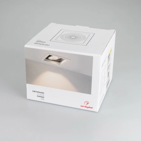 Светильник CL-KARDAN-S152x152-25W White6000 (BK-BK, 30 deg) (Arlight, IP20 Металл, 3 года)