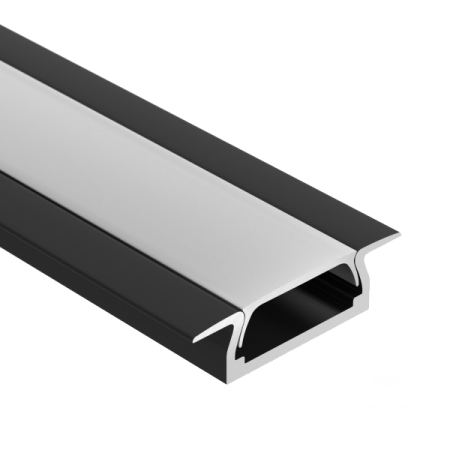 Профиль U-15-IN RAL9003 (с экраном) — 2000мм