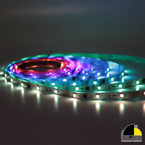 Светодиодная лента LUX class, 5050, 30 led/m, A33, RGB-SPI (WS2811A), 12V, IP33