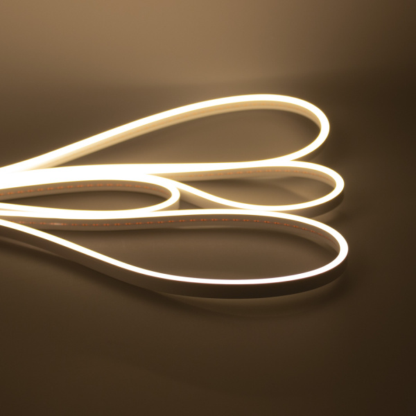 Светодиодный гибкий неон 6x12 LN605 (12V, warm white, IP65, cut 10mm)