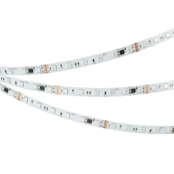Светодиодная Лента DMX-B60-10mm 24V RGB-PX6 (14 W/m, IP20, 5060, 5m) (Arlight, -)