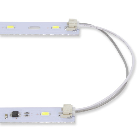 Светодиодная линейка 2835, 12 led, 220V, 6W, 410mm, D168, white
