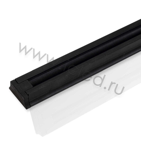 Трек для спотов 2L 2м NX26 (однофазный, 2 провода, черный)