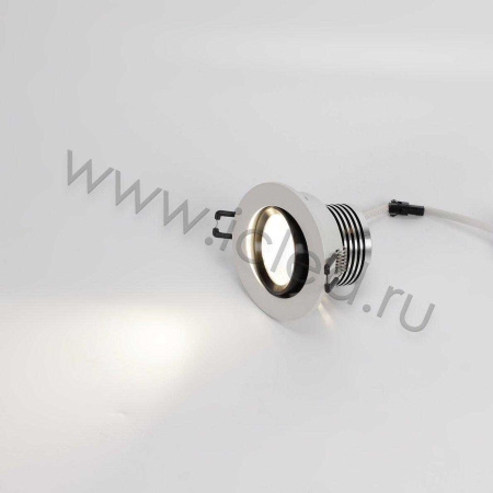 Светодиодный светильник S1001-5W-R85W BW6 (220V, 5W, day white, круглый D90mm)