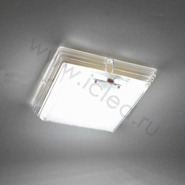 Светодиодный светильник с датчиком движения Quadro WS-SR MR32 (11W, white)