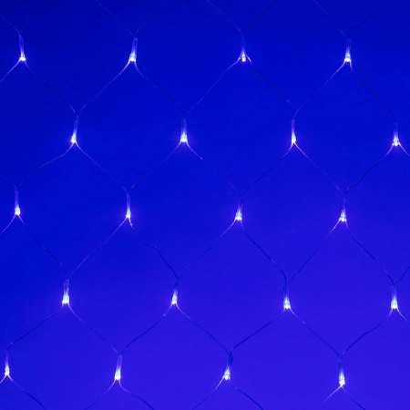 Светодиодная гирлянда ARD-NETLIGHT-HOME-1500x1500-CLEAR-150LED Blue (230V, 12W) (Ardecoled, IP20)