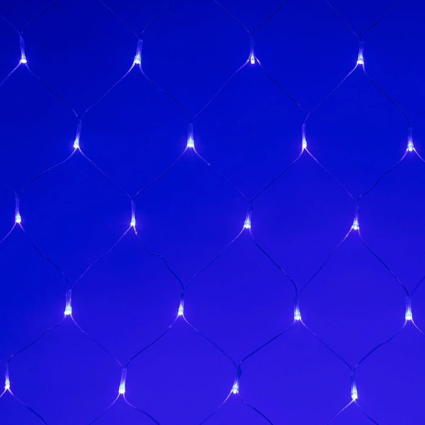 Светодиодная гирлянда ARD-NETLIGHT-HOME-1500x1500-CLEAR-150LED Blue (230V, 12W) (Ardecoled, IP20)