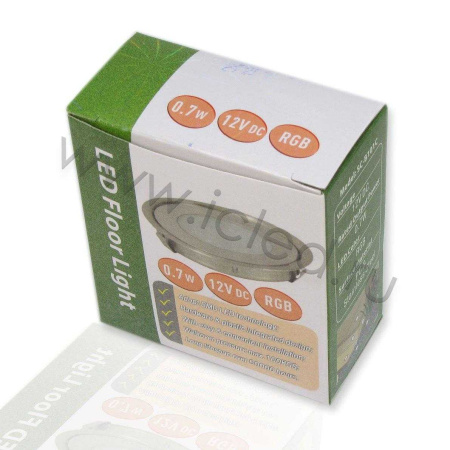 Светодиодный светильник точечный RST IP67 (0,7W, 12V, RGB).