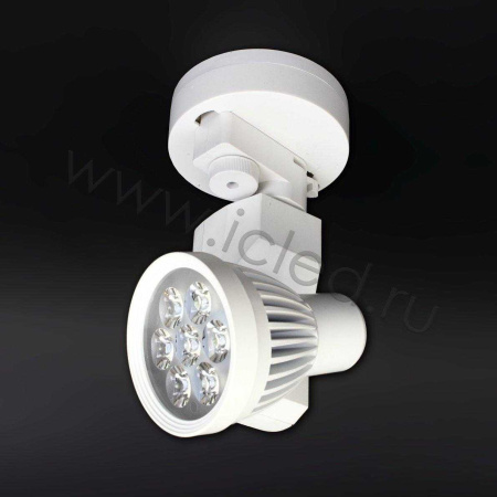 База для трековых светильников 2L круглая NX440 (однофазная, 2 провода, белая)