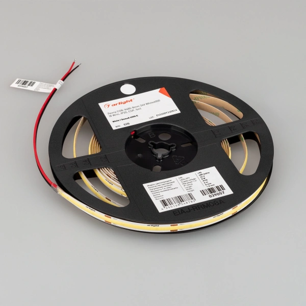 Светодиодная Лента COB-X480-8mm 24V White6000 (8 W/m, IP20, CSP, 5m) (Arlight, -)
