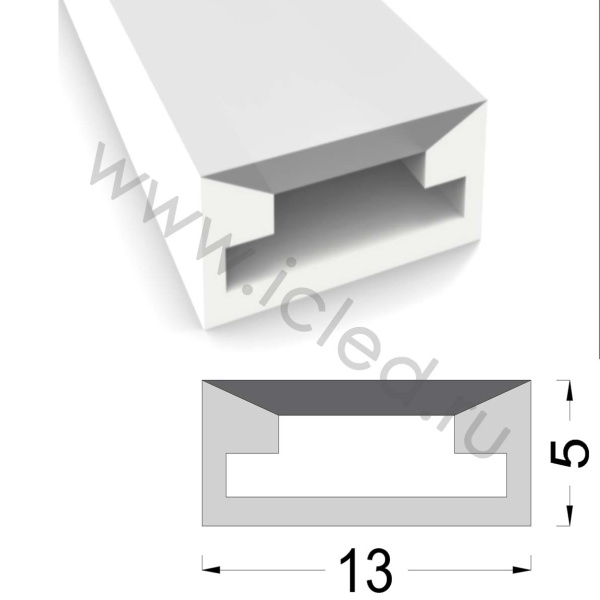 Cиликоновая оболочка T0513 S2 (13*5mm, pcb 10mm)