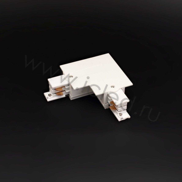Соединитель угловой для встраиваемого трека 4L INT 4X19 (белый)