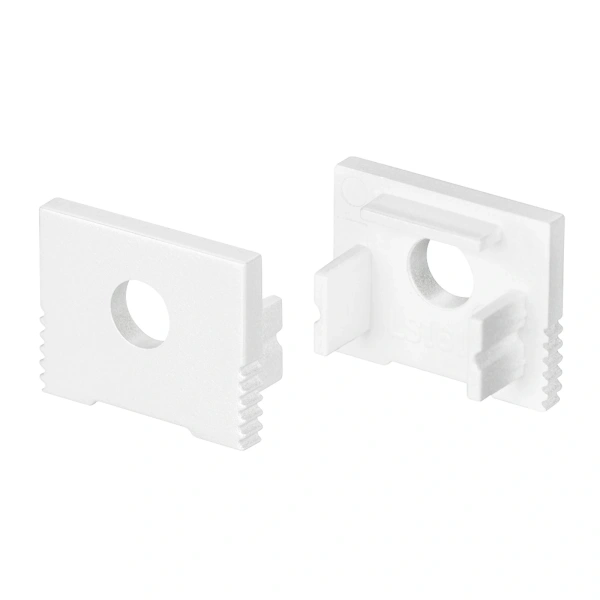 Заглушка SL-SLIM-H13M WHITE с отверстием (Arlight, Пластик)