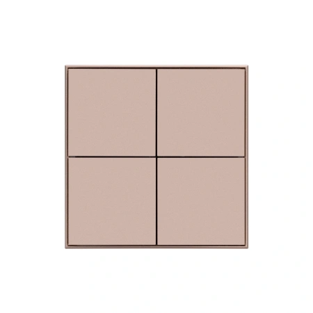 INTELLIGENT ARLIGHT Кнопочная панель KNX-304-23-IN Champagne (BUS, Frame) (IARL, IP20 Металл, 2 года)